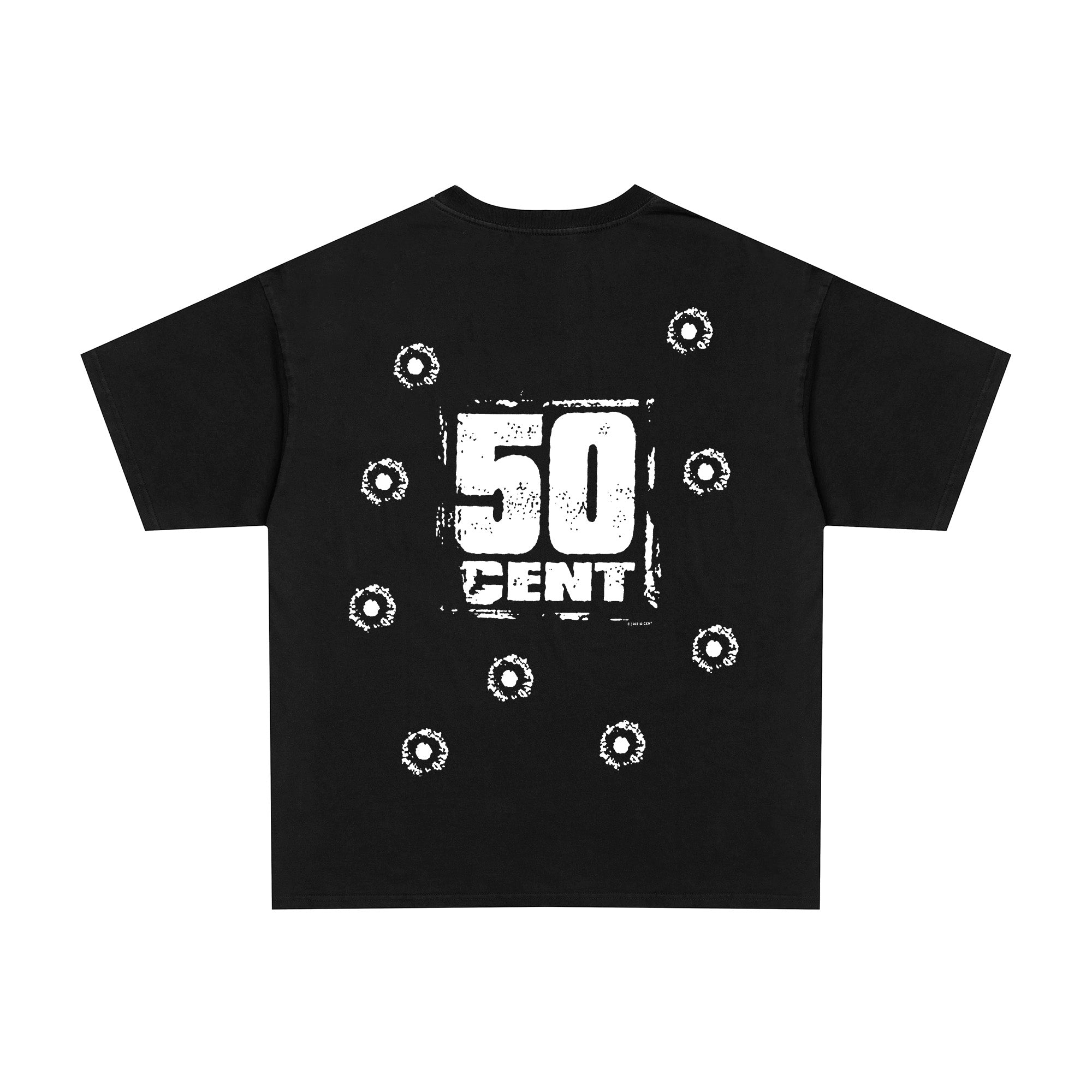 50 cent bulletproof black heavyweight tee