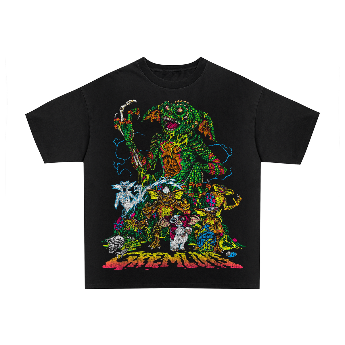 90's Gremlins vintage black graphic t-shirt