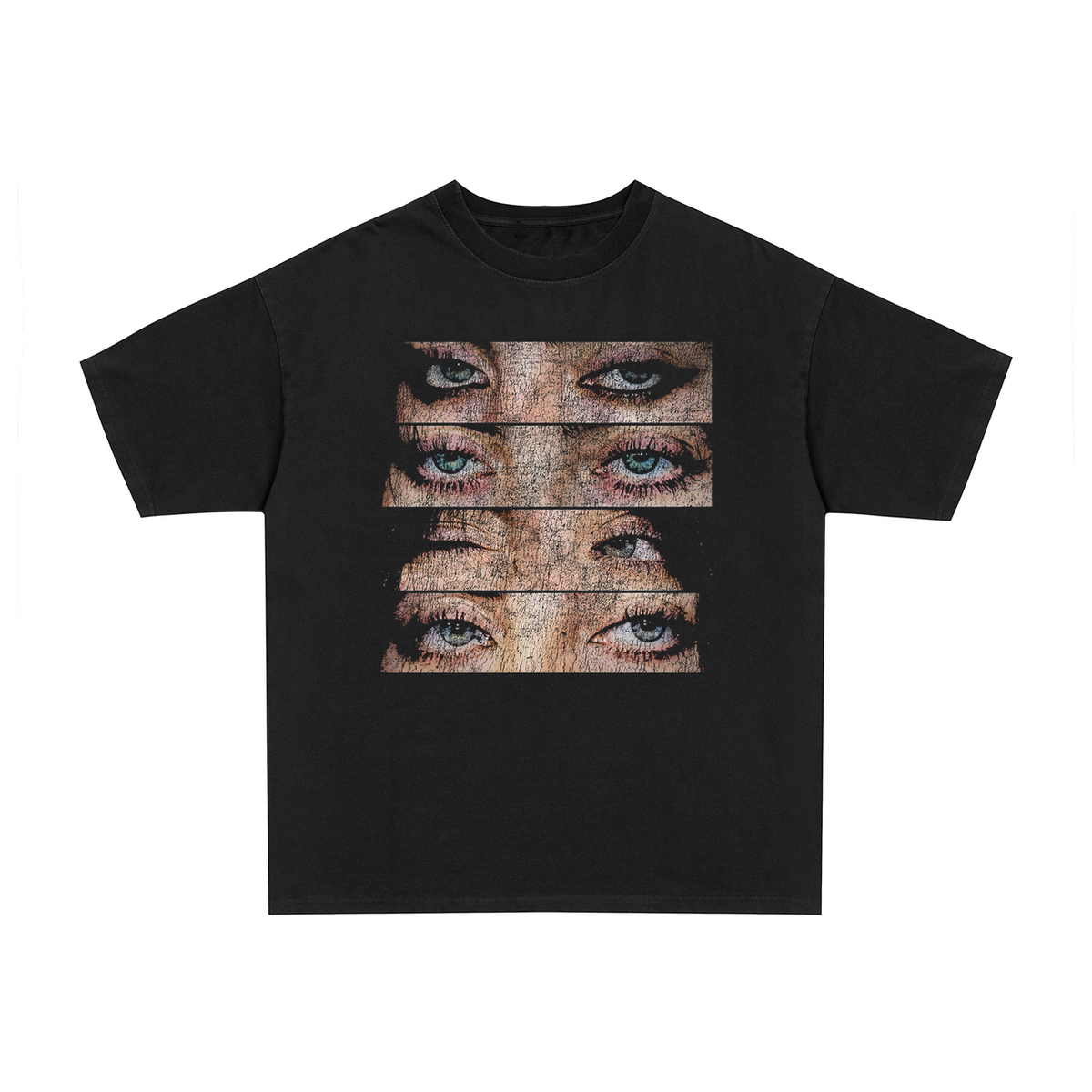 Billie Eilish eyes vintage black graphic t-shirt