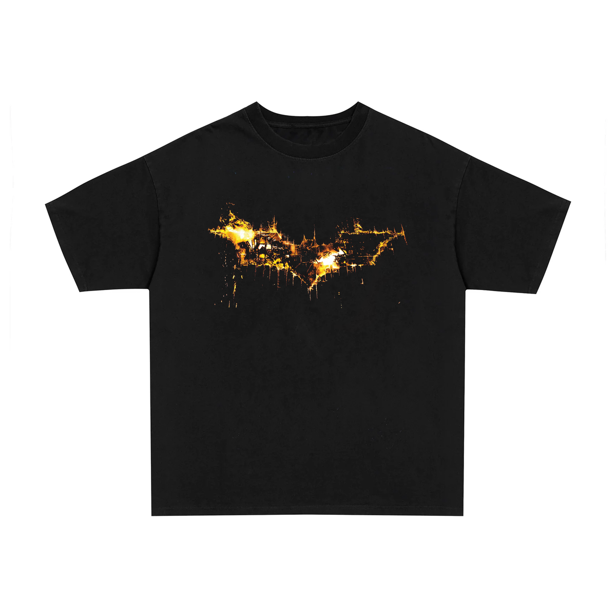 2000's the dark knight black t-shirt