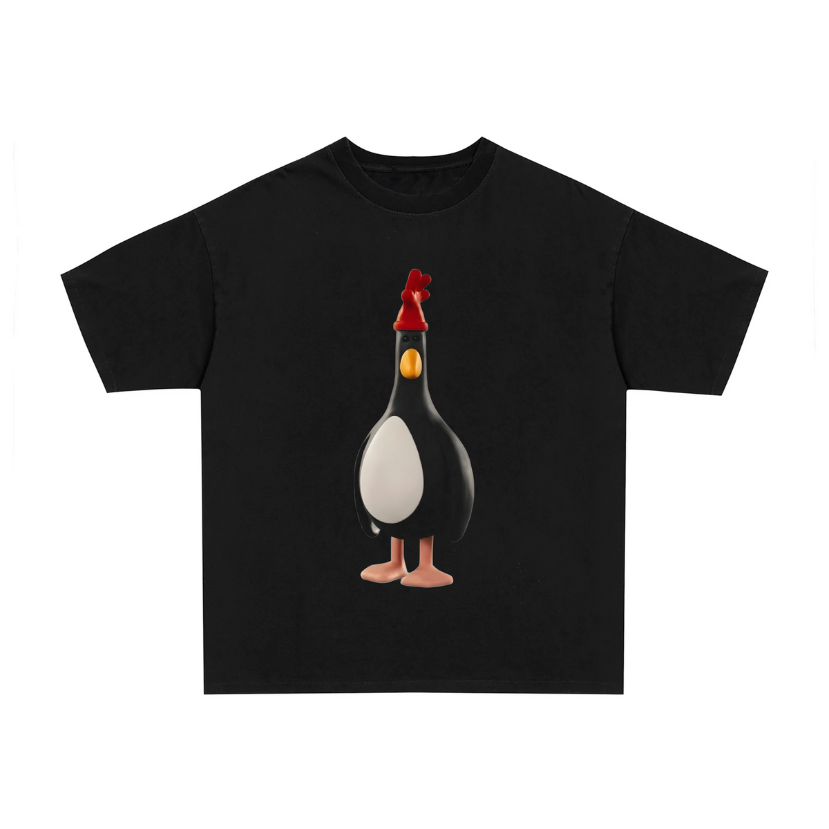 2000's wallace and gromit feathers t-shirt