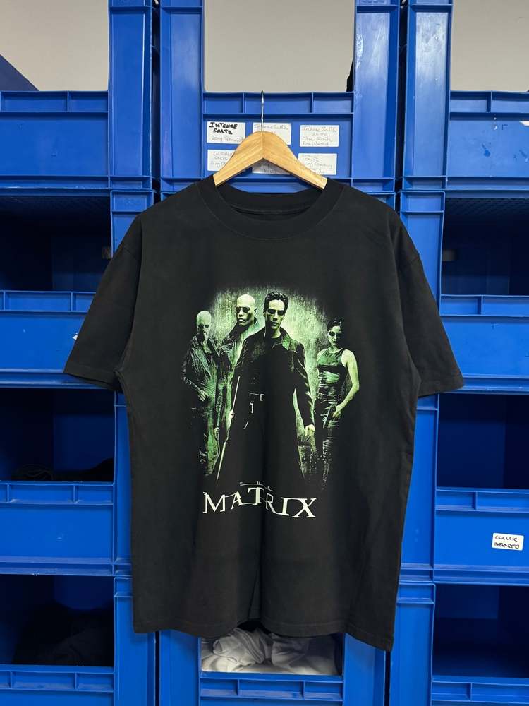 90's Matrix vintage black graphic t-shirt
