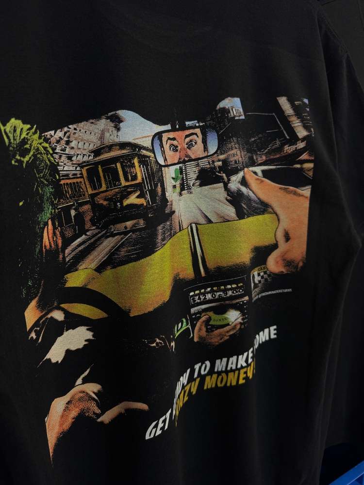 2000's Crazy Taxi vintage black graphic t-shirt