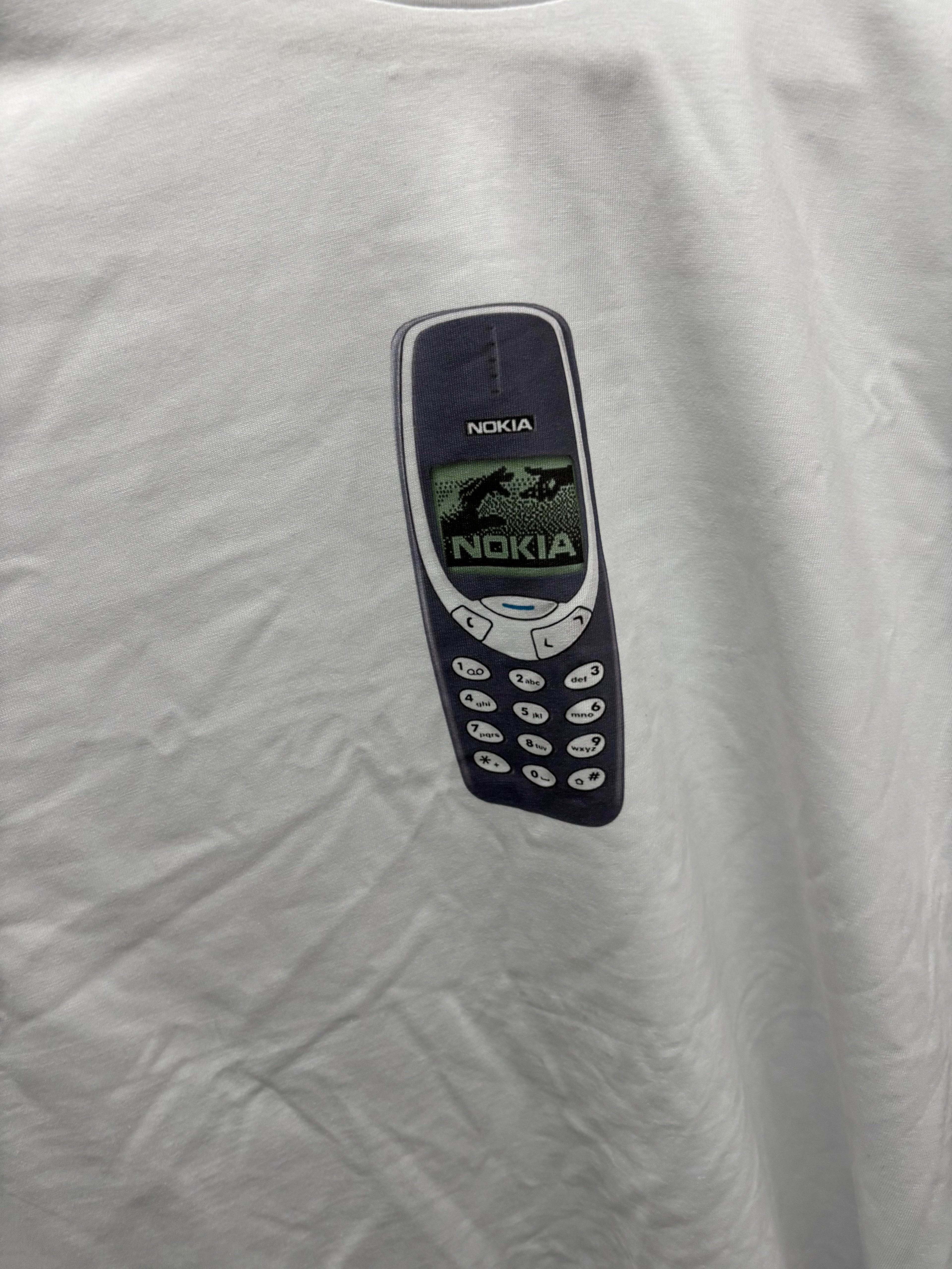 2000's Nokia Brick white t-shirt