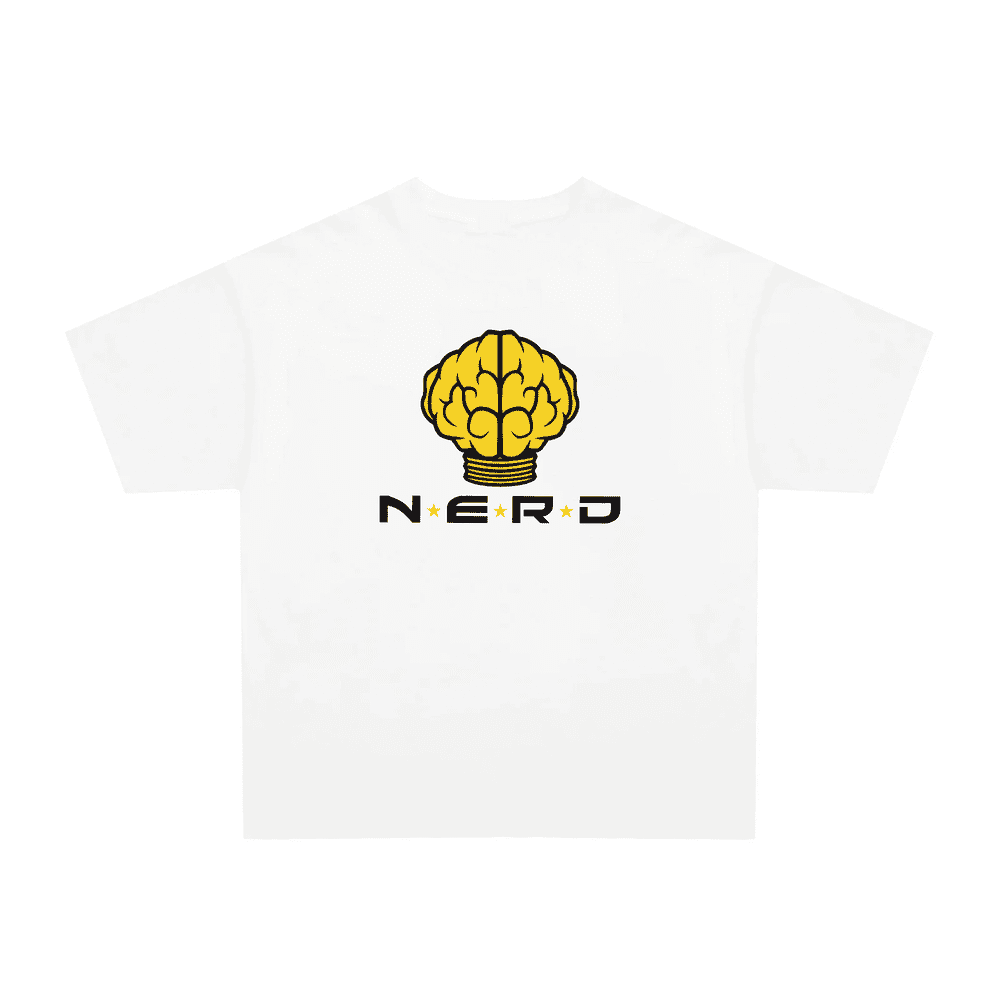 90's NERD vintage white t-shirt