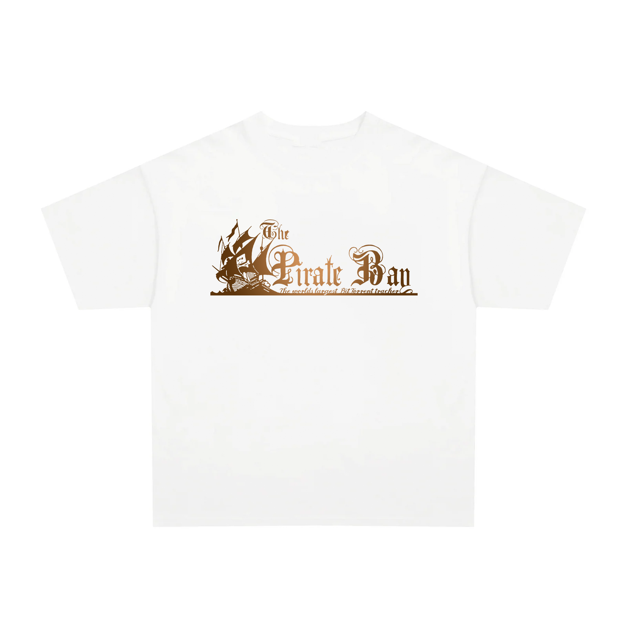 2000's Pirate bay vintage white t-shirt