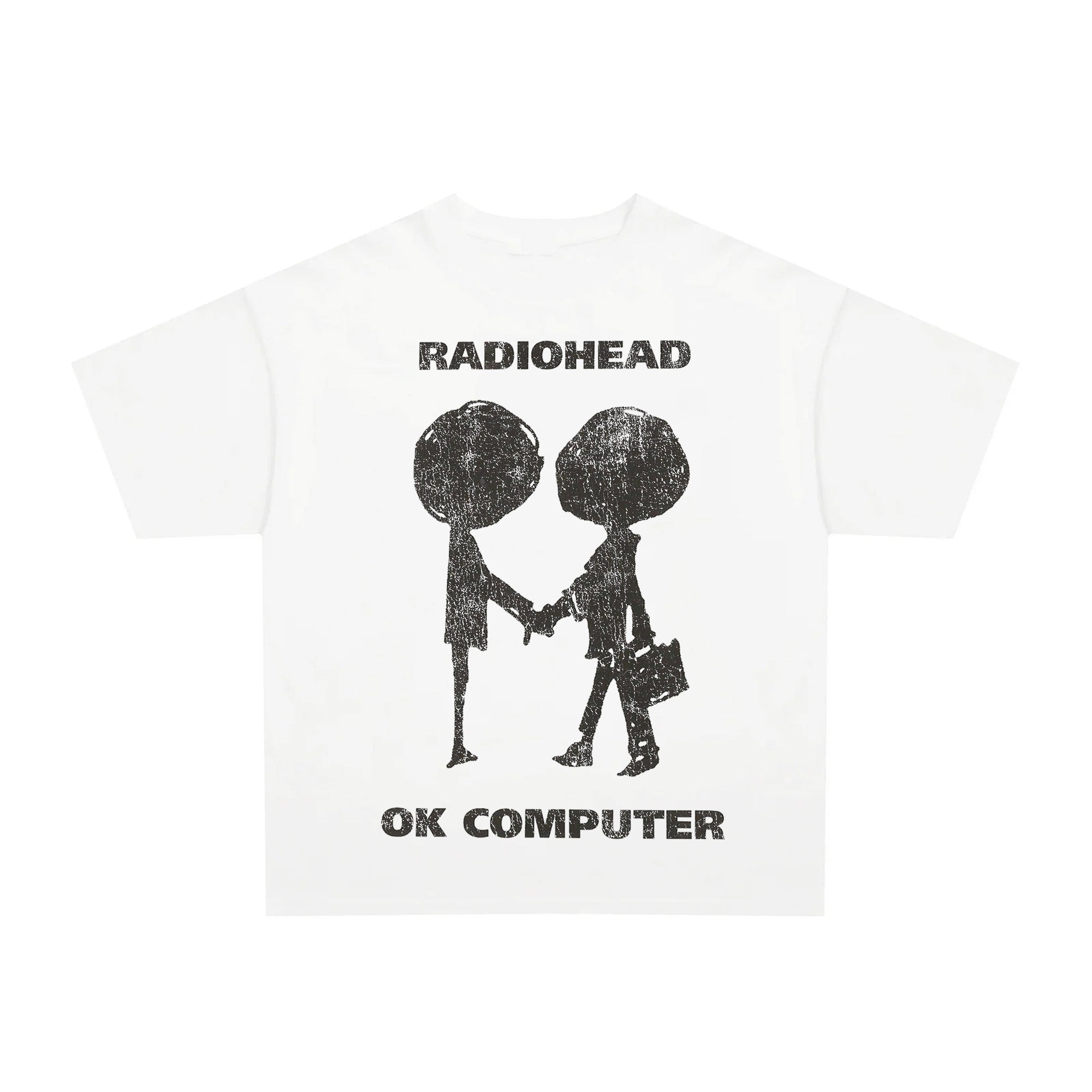 Radiohead OK Computer Vintage Band T Shirt Alternative Rock Graphic Tee