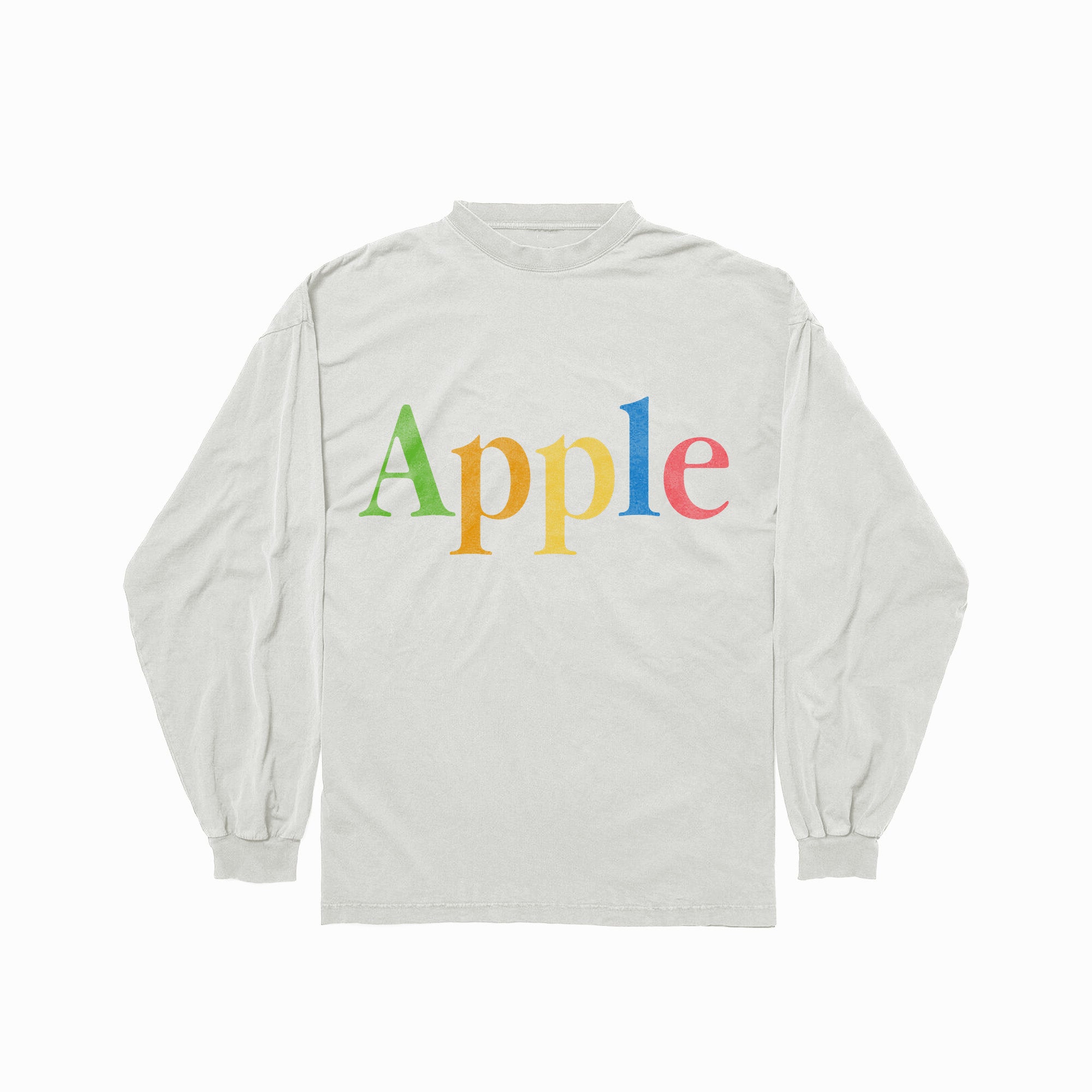 Vintage 90s Apple logowhite t-shirt, retro tech posterboy streetwear tee