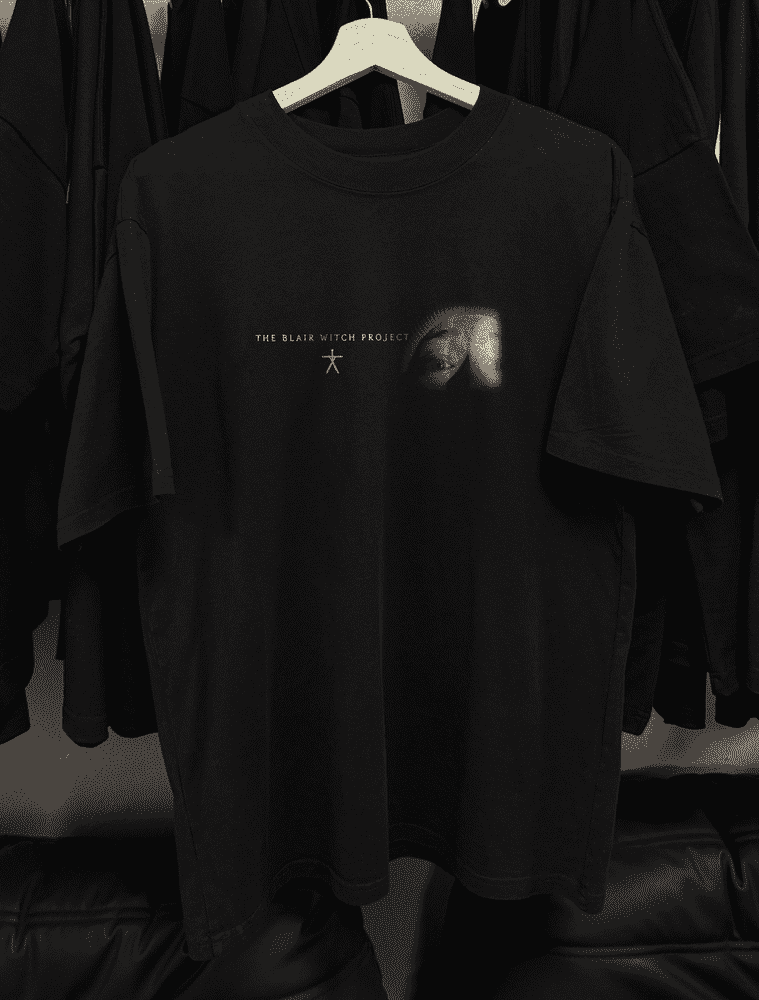 Vintage 90s Blair Witch Project black t-shirt, retro film / movie posterboy streetwear tee