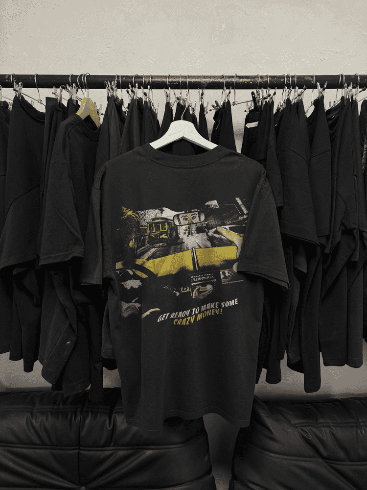 2000's Crazy Taxi vintage black graphic t-shirt