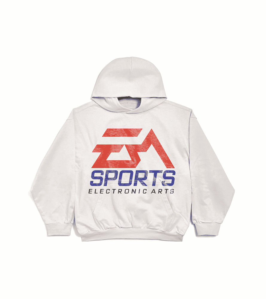 2000's EA sports vintage black graphic hoodie