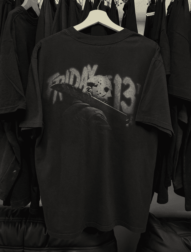 Vintage 90s Jason Ski Mask black t-shirt, retro film / movie posterboy streetwear tee
