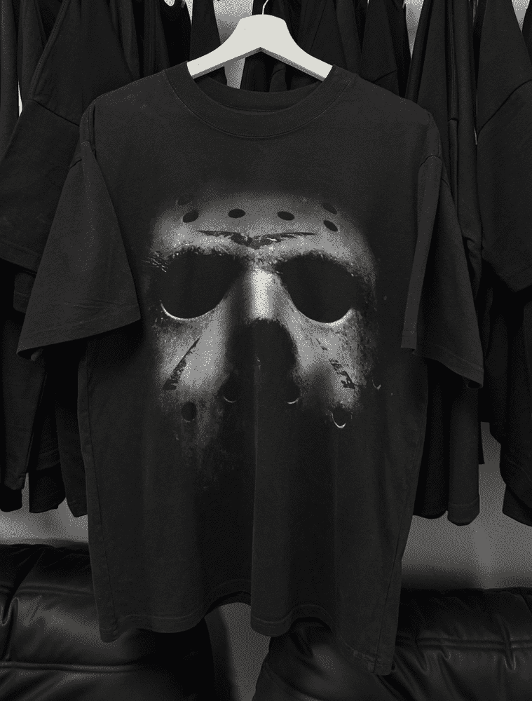 Vintage 90s Jason Ski Mask black t-shirt, retro film / movie posterboy streetwear tee