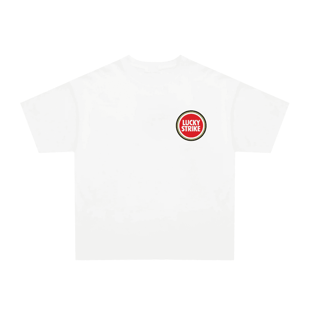 90's Rare Lucky strike vintage white tee