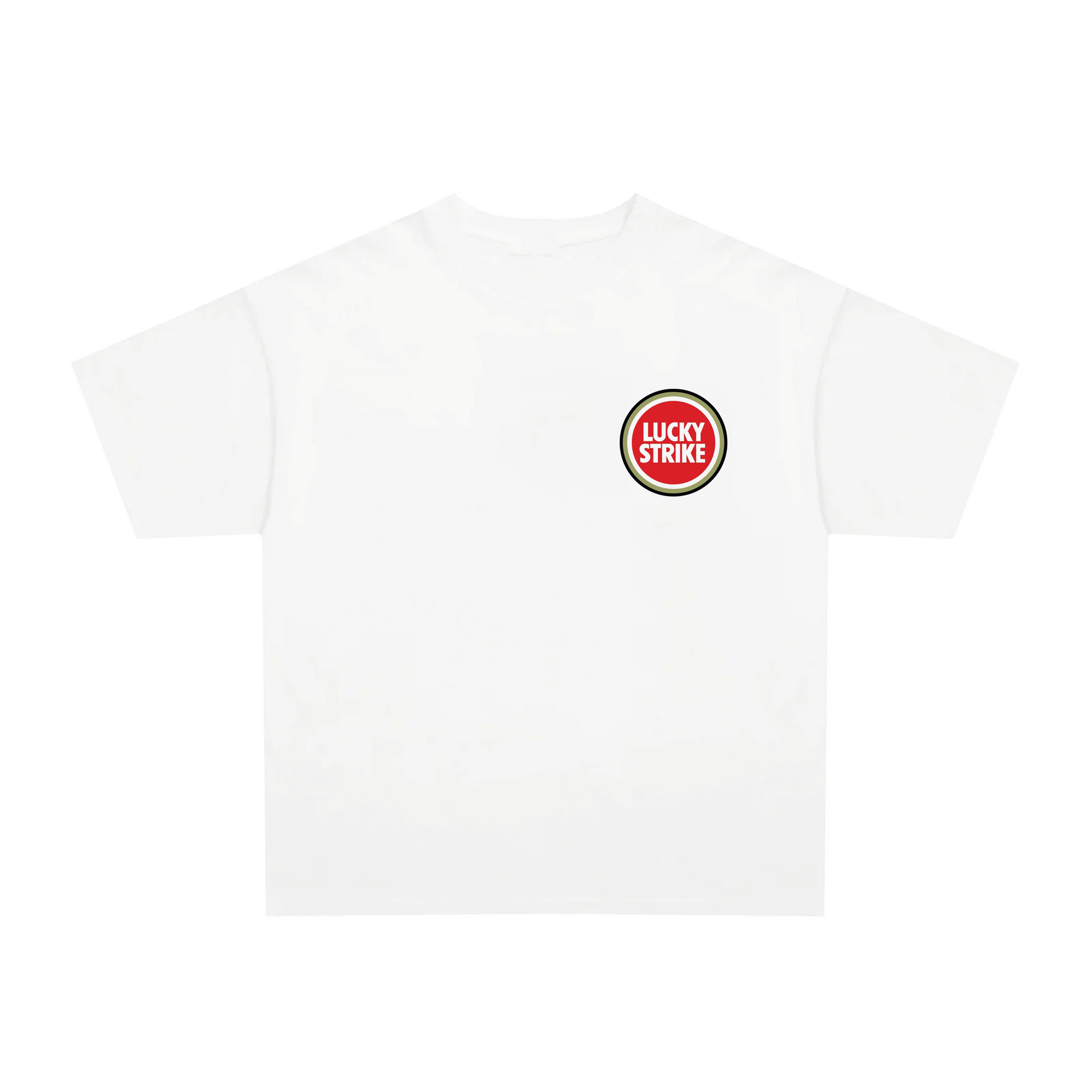 90's Rare Lucky strike vintage white tee