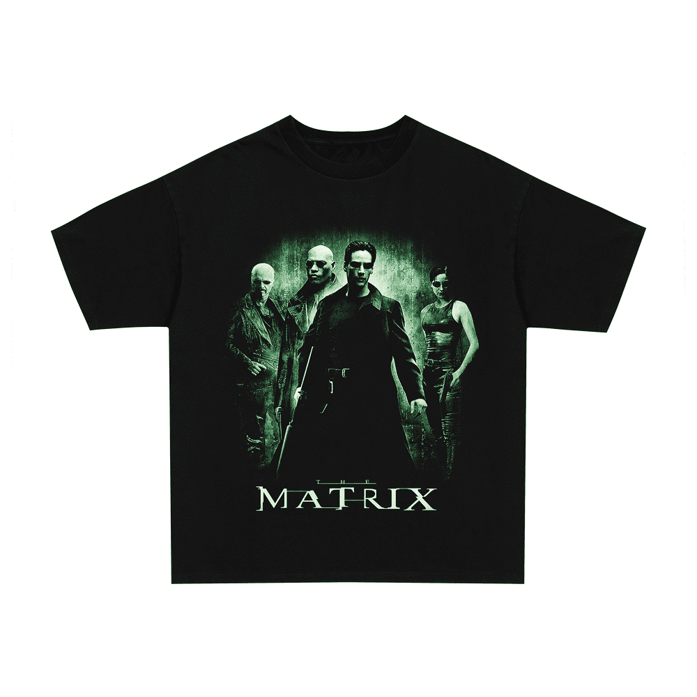 90's Matrix vintage black graphic t-shirt