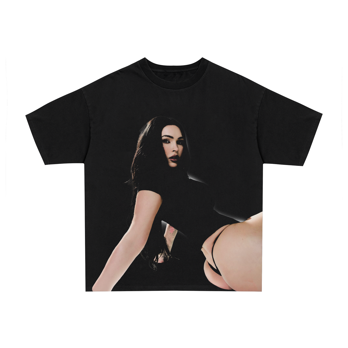 Megan fox black graphic tee