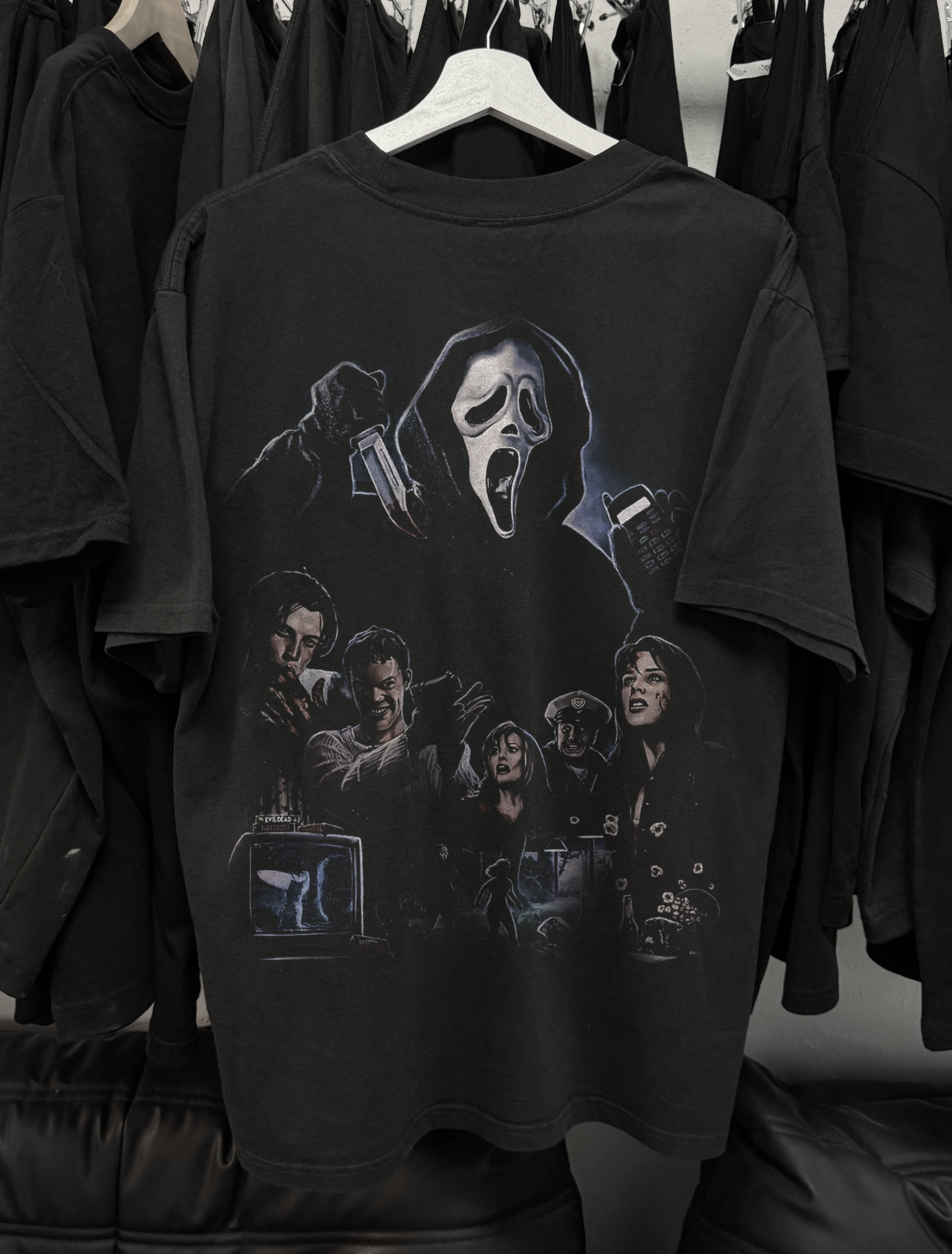 90's Scream vintage black graphic t-shirt