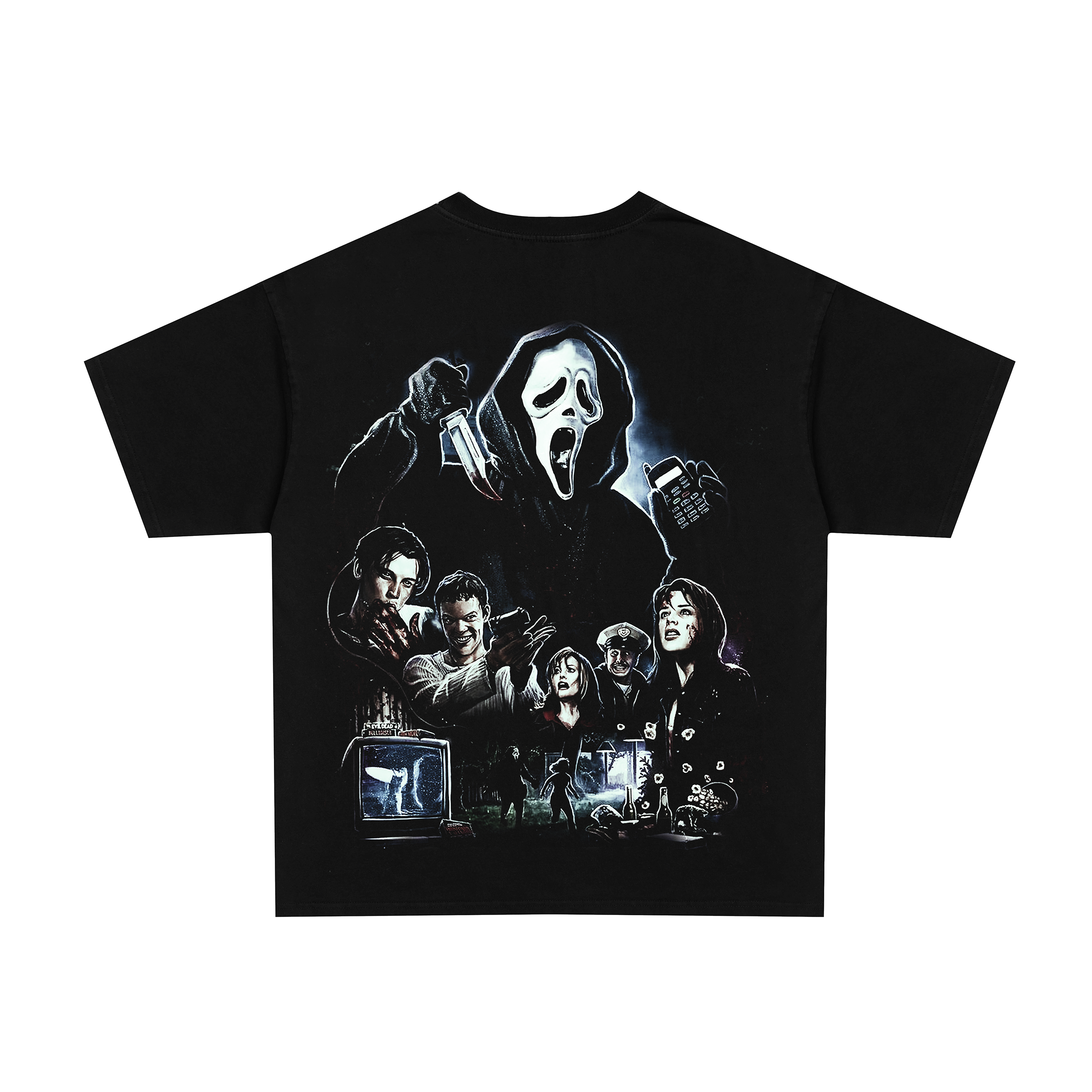 90's Scream vintage black graphic t-shirt