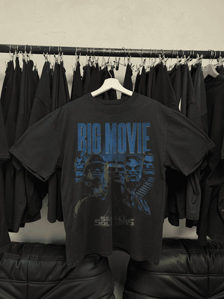 90's Small soldiers vintage black graphic t-shirt