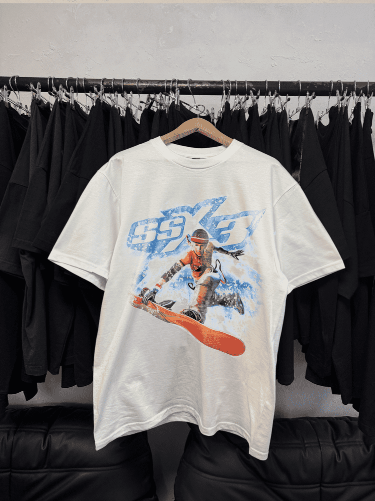 2000's SSX3 vintage white graphic t-shirt
