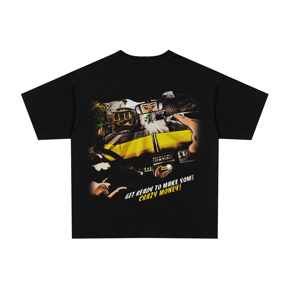 2000's Crazy Taxi vintage black graphic t-shirt