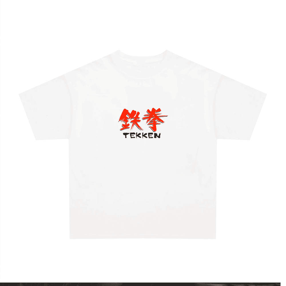Vintage 90s Tekken graphic white t-shirt, retro arcade gaming posterboy streetwear tee