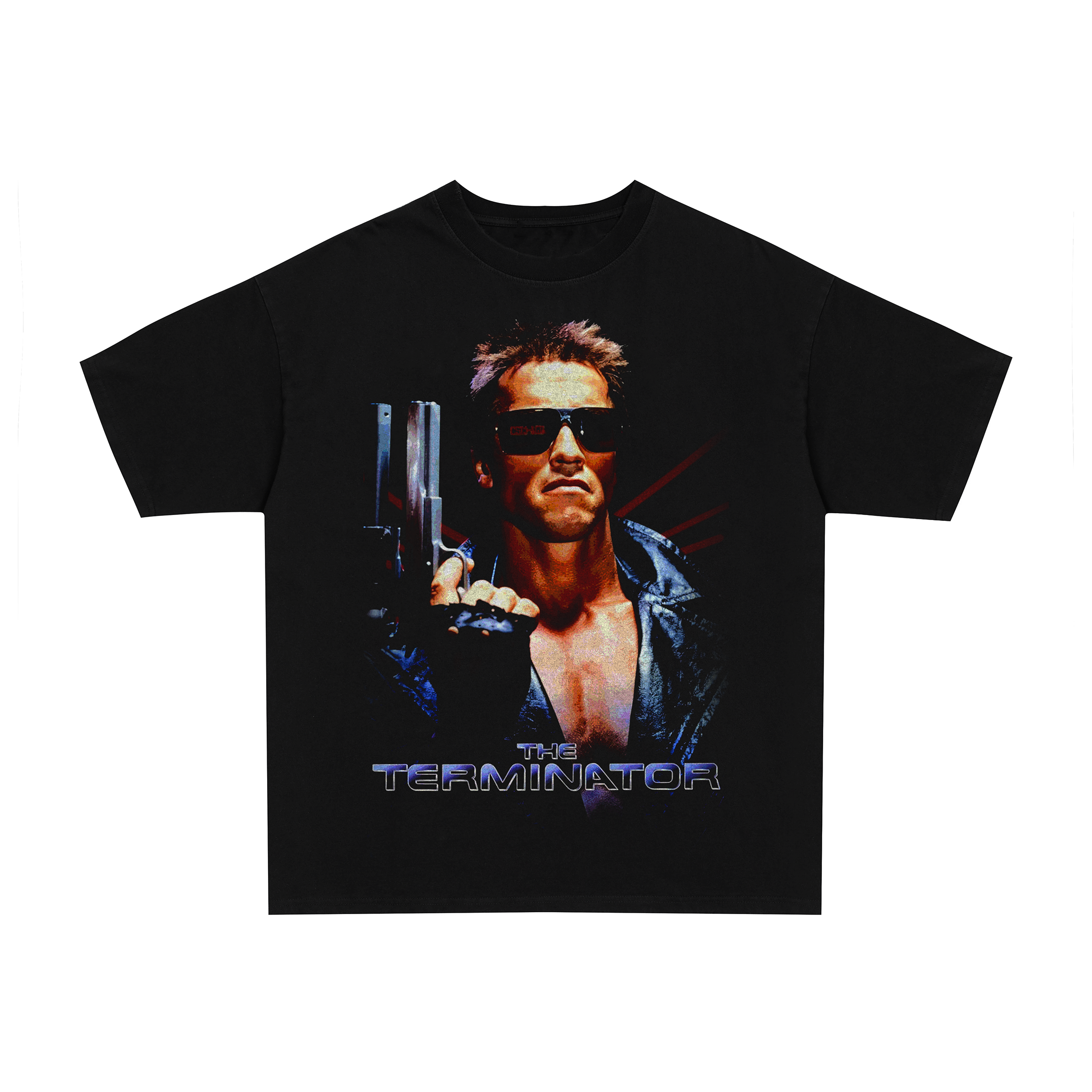 Vintage 2000s The Terminator graphic black t-shirt, retro movie / film posterboy streetwear tee
